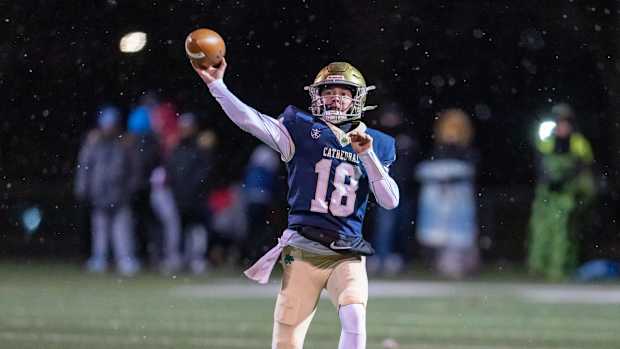 Cathedral quarterback Danny O'Neil